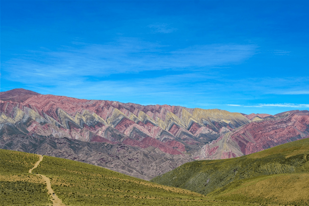 The colorful hills of Purmamarca in Jujuy, Argentina